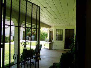 Large covered patio
